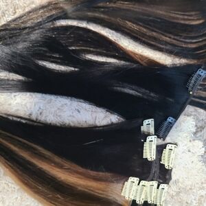 18 inch 6 pcs black & brown color great for highlights 🌱 Brand New 💯